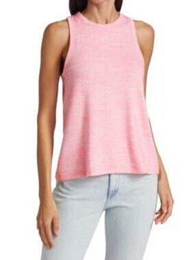 rag & bone Knit Cropped Tank in Bright Pink size Large